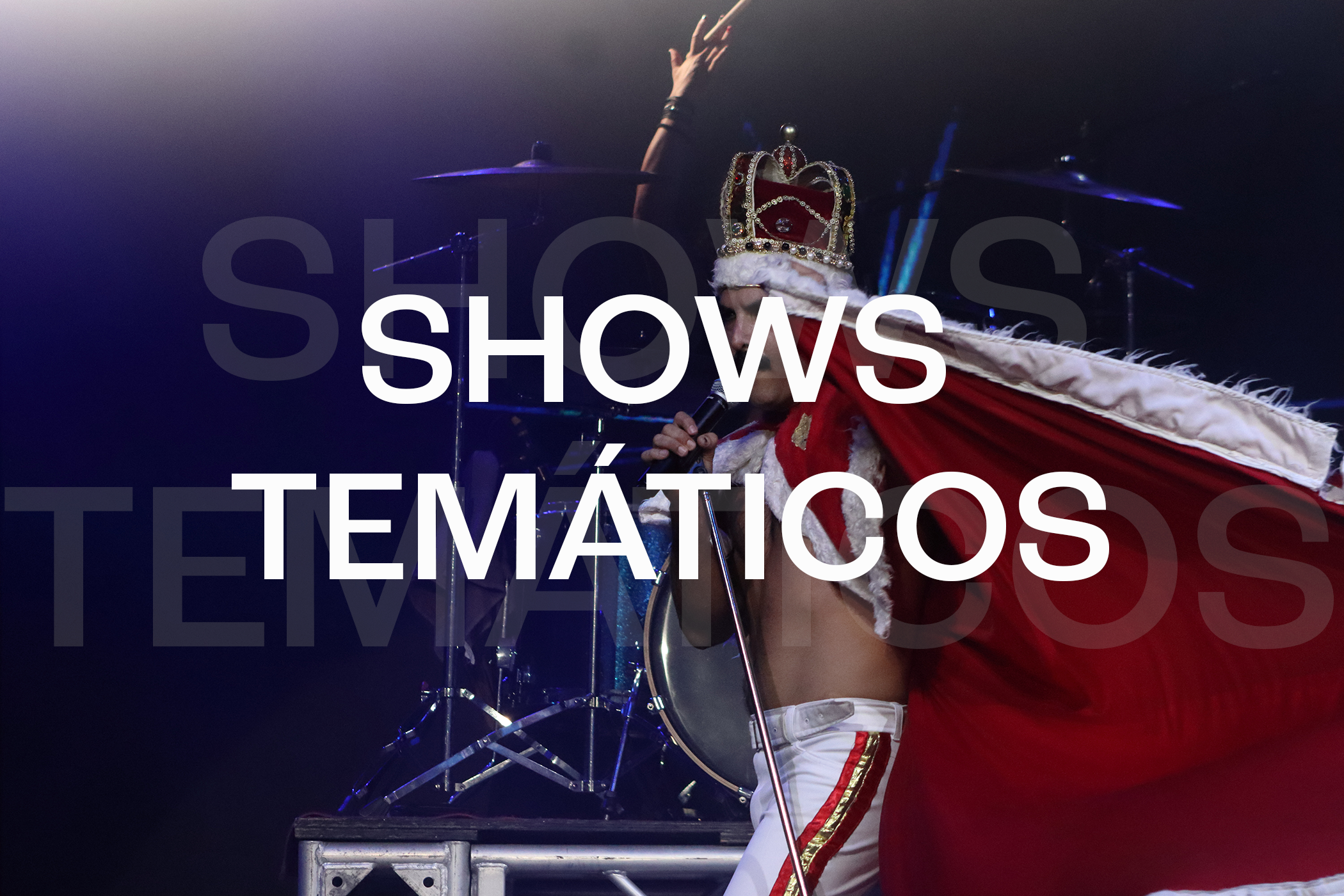 Revive la magia de leyendas con nuestros espectaculares shows tributo, como el de Queen